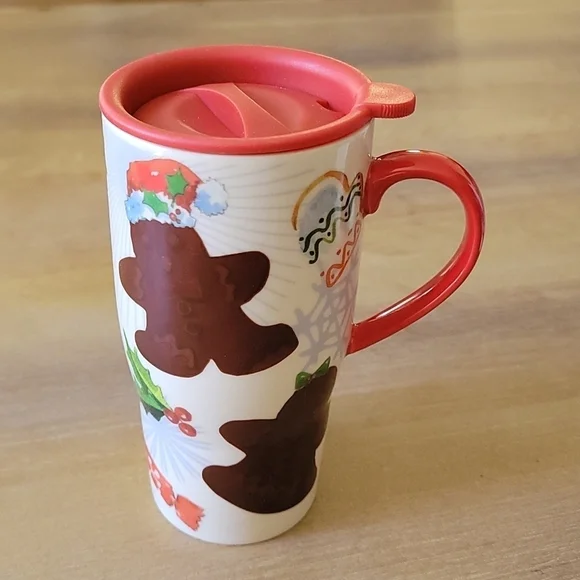 Lenox Heat Changing Travel Mug Gingerbread Man - Picture 4 of 9